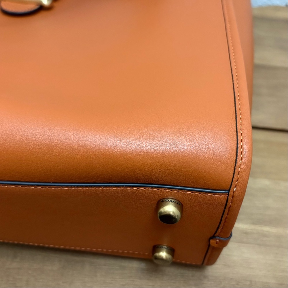 Coach Theo Tote Shoulder Bag in Canyon Calf Leather CA114 - Picture 11 of 16